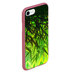 Чехол iPhone 7/8 матовый ТРАВА TRAVA, цвет: 3D-малиновый — фото 2