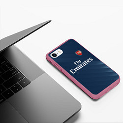 Чехол iPhone 7/8 матовый ARSENAL, цвет: 3D-малиновый — фото 2