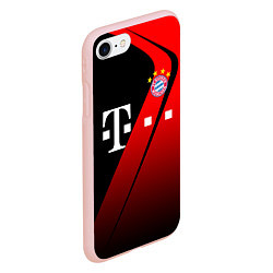 Чехол iPhone 7/8 матовый FC Bayern Munchen Форма, цвет: 3D-светло-розовый — фото 2