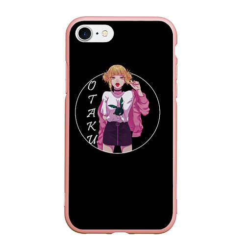 Чехол iPhone 7/8 матовый Toga Otaku / 3D-Светло-розовый – фото 1