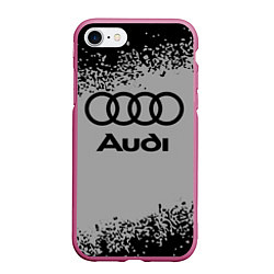 Чехол iPhone 7/8 матовый AUDI АУДИ