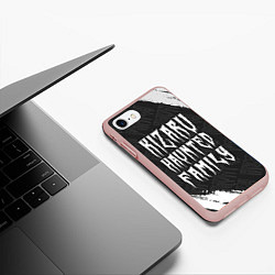Чехол iPhone 7/8 матовый KIZARU КИЗАРУ, цвет: 3D-светло-розовый — фото 2