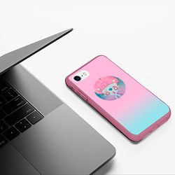 Чехол iPhone 7/8 матовый Фея, цвет: 3D-малиновый — фото 2