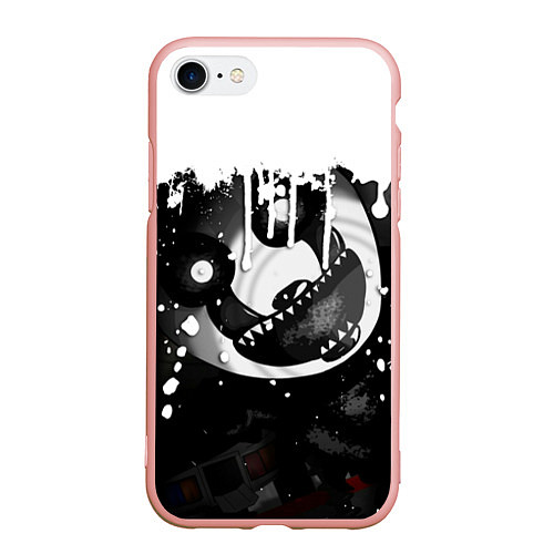 Чехол iPhone 7/8 матовый Five Nights At Freddys - Puppet / 3D-Светло-розовый – фото 1