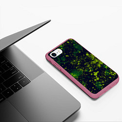 Чехол iPhone 7/8 матовый Camouflage, цвет: 3D-малиновый — фото 2