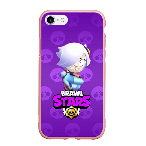 Чехол iPhone 7/8 матовый Colette - Brawl Stars / 3D-Светло-розовый – фото 1