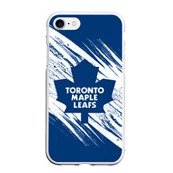 Чехол iPhone 7/8 матовый Toronto Maple Leafs,