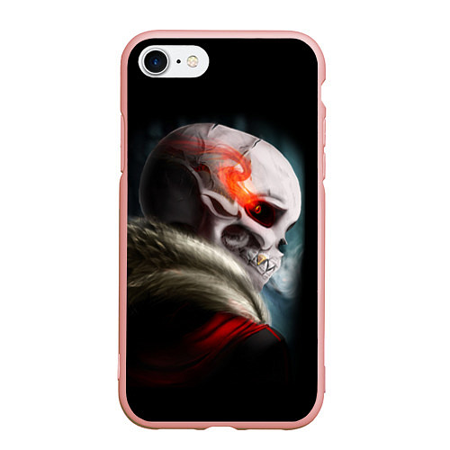 Чехол iPhone 7/8 матовый UNDERTALE / 3D-Светло-розовый – фото 1