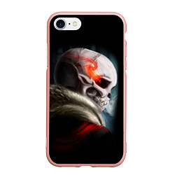 Чехол iPhone 7/8 матовый UNDERTALE, цвет: 3D-светло-розовый