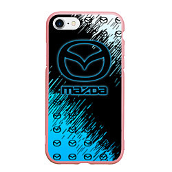 Чехол iPhone 7/8 матовый MAZDA, цвет: 3D-баблгам