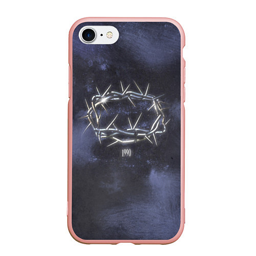 Чехол iPhone 7/8 матовый Макс Барских: 1990 / 3D-Светло-розовый – фото 1