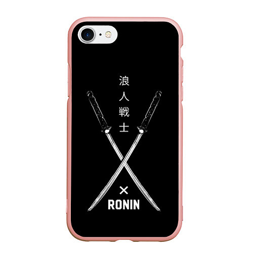 Чехол iPhone 7/8 матовый Ronin / 3D-Светло-розовый – фото 1