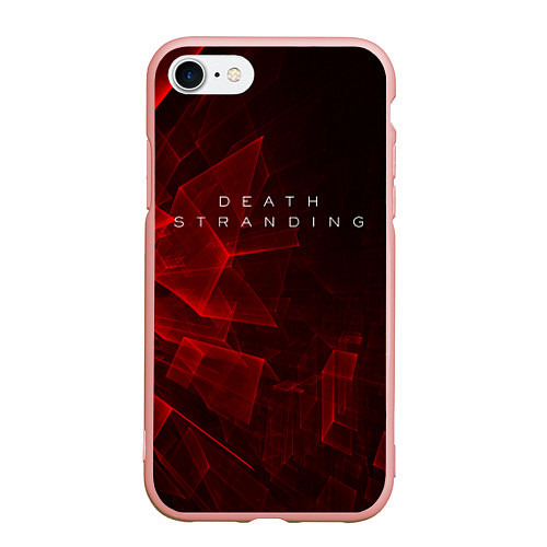 Чехол iPhone 7/8 матовый DEATH STRANDING S / 3D-Светло-розовый – фото 1