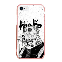 Чехол iPhone 7/8 матовый DOROHEDORO, цвет: 3D-светло-розовый