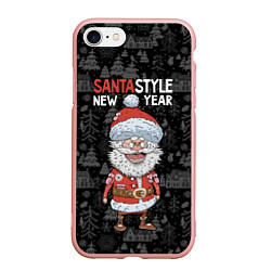 Чехол iPhone 7/8 матовый Santa style