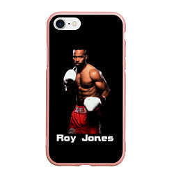 Чехол iPhone 7/8 матовый Roy Jones, цвет: 3D-светло-розовый