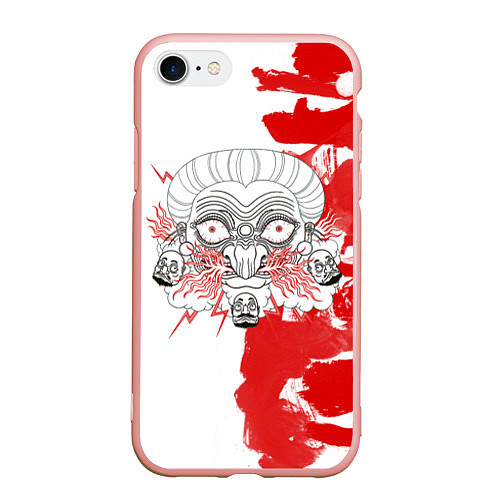 Чехол iPhone 7/8 матовый Ведьма Юбаба / 3D-Светло-розовый – фото 1