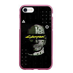 Чехол iPhone 7/8 матовый Cyberpunk 2077