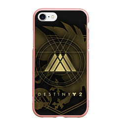 Чехол iPhone 7/8 матовый DESTINY, WARLOCK, цвет: 3D-светло-розовый