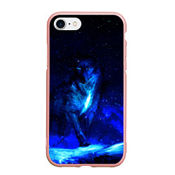 Чехол iPhone 7/8 матовый Dark Wolf