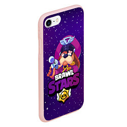 Чехол iPhone 7/8 матовый Brawl Stars - Генерал Гавс, цвет: 3D-светло-розовый — фото 2