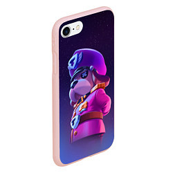 Чехол iPhone 7/8 матовый ГЕНЕРАЛ ГАВС - BRAWL STARS, цвет: 3D-светло-розовый — фото 2