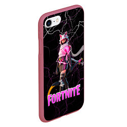 Чехол iPhone 7/8 матовый Vi Fox Fortnite, цвет: 3D-малиновый — фото 2