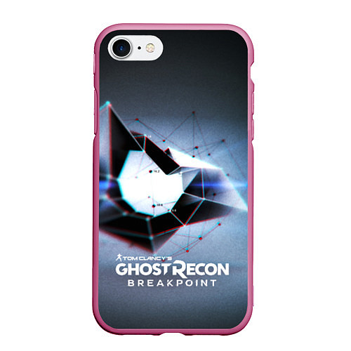 Чехол iPhone 7/8 матовый GHOST RECON : BREAK POINT / 3D-Малиновый – фото 1