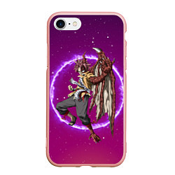 Чехол iPhone 7/8 матовый Fairy tail Хвост Феи, цвет: 3D-светло-розовый