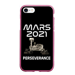 Чехол iPhone 7/8 матовый Perseverance, цвет: 3D-малиновый