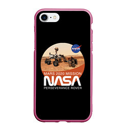 Чехол iPhone 7/8 матовый NASA - Perseverance