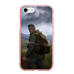 Чехол iPhone 7/8 матовый DAYZ POSTER ДЕЙЗИ ПОСТЕР Z, цвет: 3D-светло-розовый