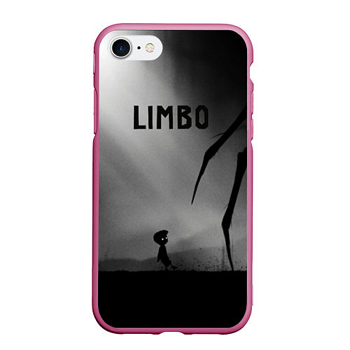 Чехол iPhone 7/8 матовый Limbo / 3D-Малиновый – фото 1