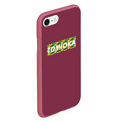 Чехол iPhone 7/8 матовый ТОМИОКА TOMIOKA, цвет: 3D-малиновый — фото 2