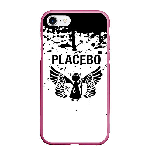 Чехол iPhone 7/8 матовый Placebo / 3D-Малиновый – фото 1