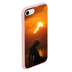 Чехол iPhone 7/8 матовый BERSERK БЕРСЕРК, цвет: 3D-светло-розовый — фото 2