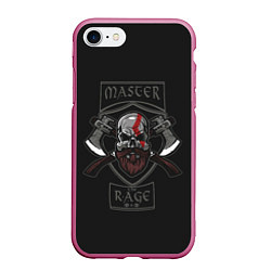 Чехол iPhone 7/8 матовый Master the Rage GOW, цвет: 3D-малиновый