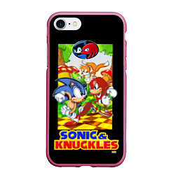 Чехол iPhone 7/8 матовый Sonic&Knuckles