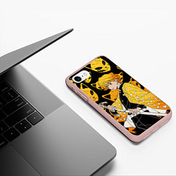 Чехол iPhone 7/8 матовый ЗЕНИТЦУ КЛИНОК РАССЕКАЮЩИЙ, цвет: 3D-светло-розовый — фото 2