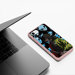 Чехол iPhone 7/8 матовый ГИО ТОМИОКА КЛИНОК, цвет: 3D-светло-розовый — фото 2