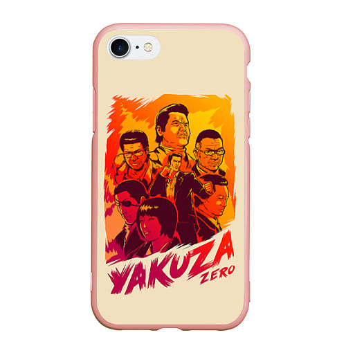 Чехол iPhone 7/8 матовый Ykuza Zero / 3D-Светло-розовый – фото 1