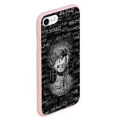 Чехол iPhone 7/8 матовый Kaneki Ken 1000-7, цвет: 3D-светло-розовый — фото 2