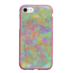 Чехол iPhone 7/8 матовый Цветные лепестки
