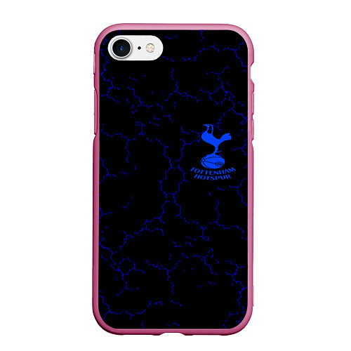 Чехол iPhone 7/8 матовый Tottenham / 3D-Малиновый – фото 1