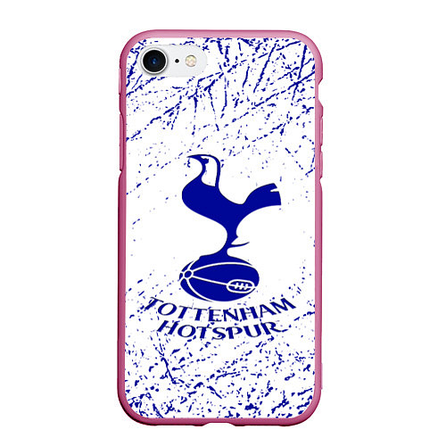 Чехол iPhone 7/8 матовый Tottenham / 3D-Малиновый – фото 1