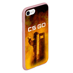 Чехол iPhone 7/8 матовый CS GO SWAT КС ГО Z, цвет: 3D-баблгам — фото 2