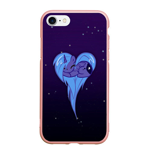 Чехол iPhone 7/8 матовый Princess Luna / 3D-Светло-розовый – фото 1