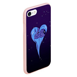 Чехол iPhone 7/8 матовый Princess Luna, цвет: 3D-светло-розовый — фото 2