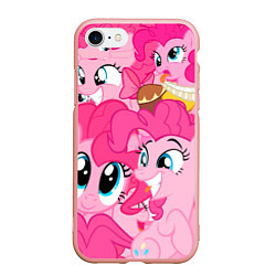 Чехол iPhone 7/8 матовый Pinkie Pie pattern