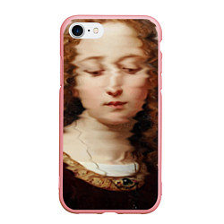 Чехол iPhone 7/8 матовый Renaissance Maiden, цвет: 3D-баблгам